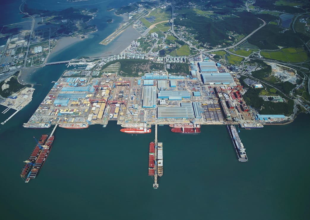 HD Hyundai Samho's shipyard in Yeongam