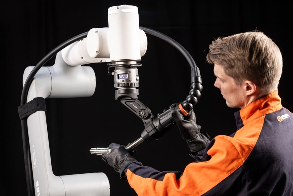 Kemppi GXe-C Cobot Torch: Exploring Precision in Cobot Welding