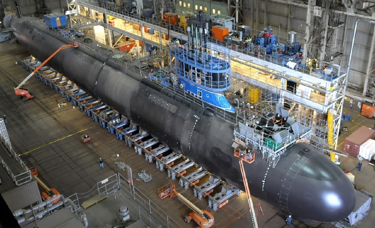 US Navy Virginia-class Submarine Under Construction