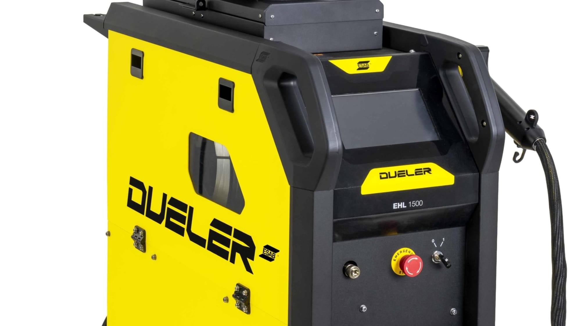 ESAB’s Dueler EHL 1500 handheld laser welding system